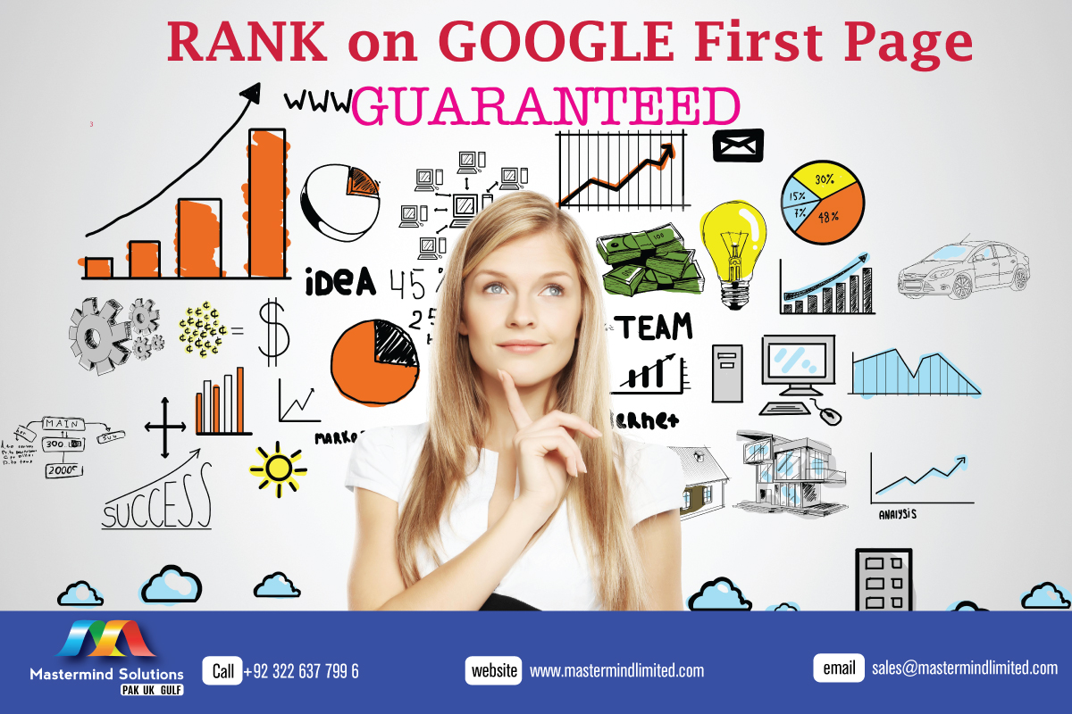 Rank on google first page guaranteed with #mastermindsolution!